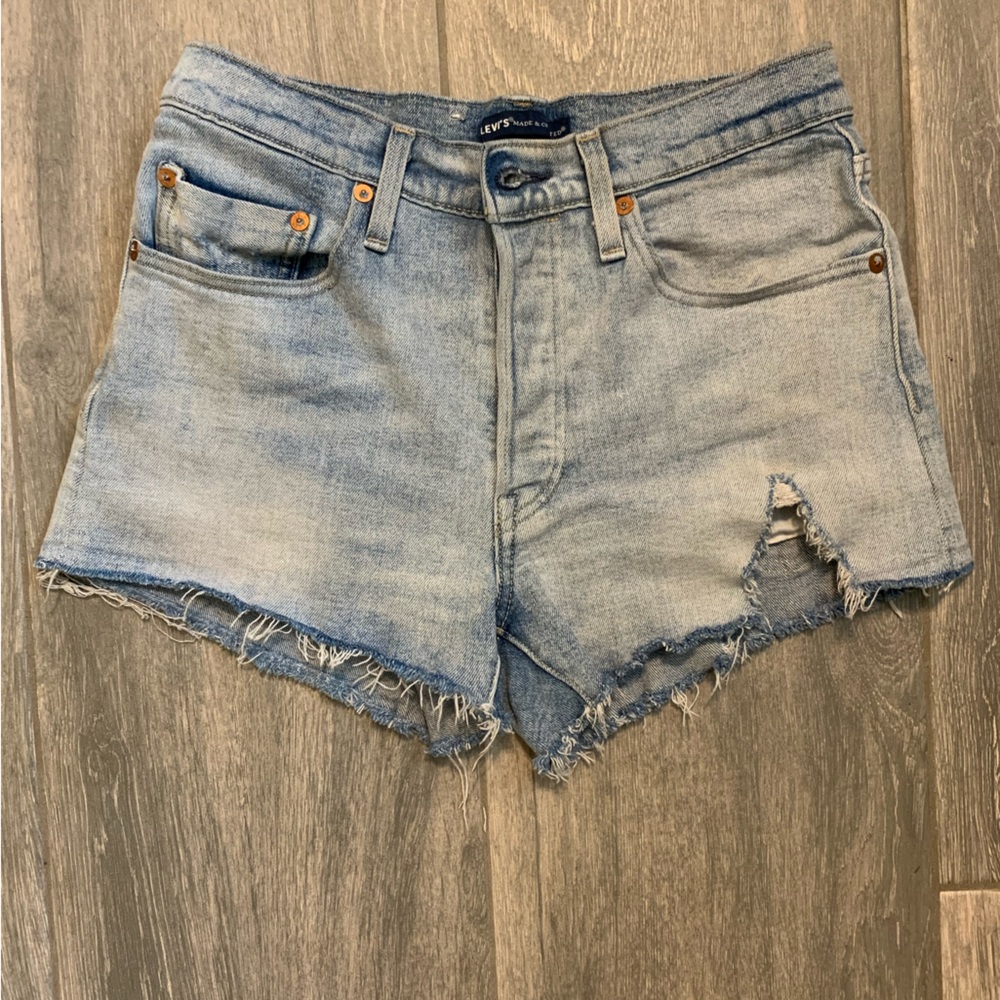 Levi’s Made & Crafted 501 Distressed Shorts